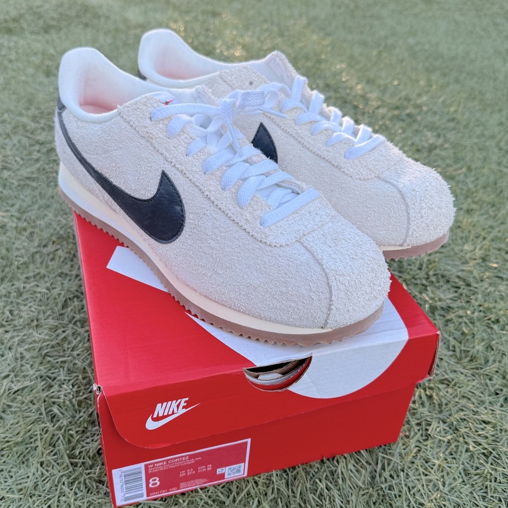 ✨Nike Off-White and Black Classic Cortez
